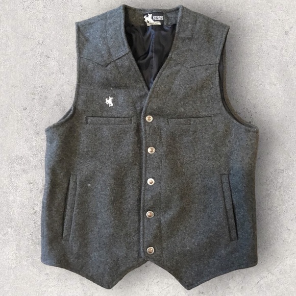 Wyoming Traders Other - Wyoming Traders Charcoal Gray Wool Vest
